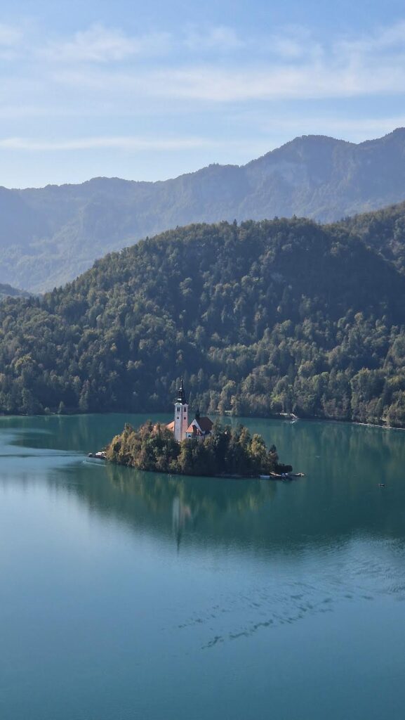 View from Bled Castle
