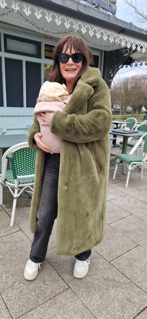 green fun fur
