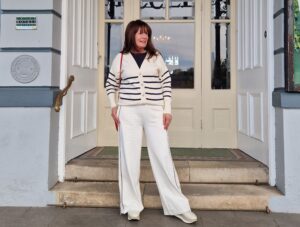 Cream casual